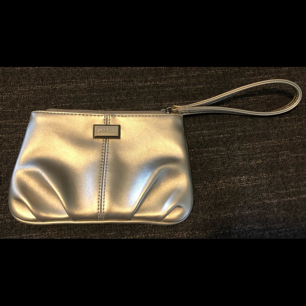 Express Silver Wristlet